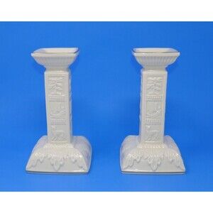 Lenox Sabbath Shabbat Judaic Collection Candlesticks